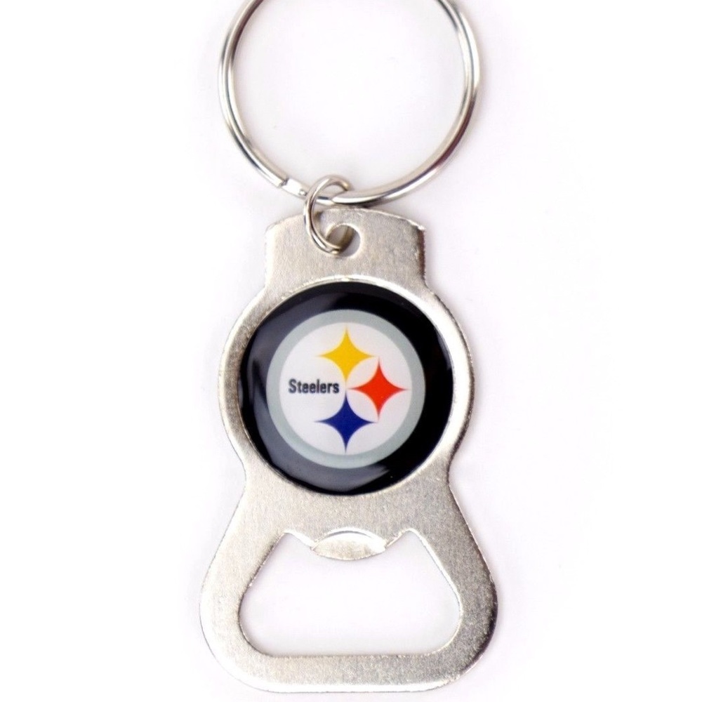 🆕 Pittsburgh Steelers Keychain Bottle Opener